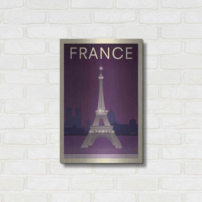 Luxe Metal Art 'Eiffel Tower' by Incado, Metal Wall Art,16x24