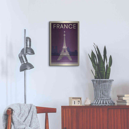 Luxe Metal Art 'Eiffel Tower' by Incado, Metal Wall Art,16x24