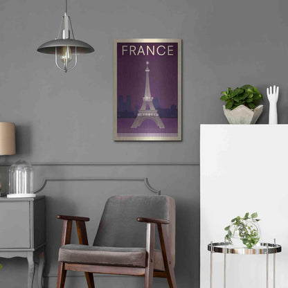 Luxe Metal Art 'Eiffel Tower' by Incado, Metal Wall Art,16x24