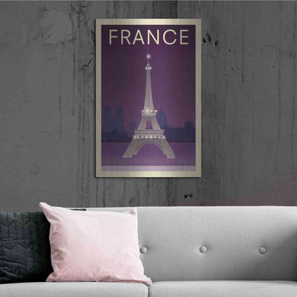 Luxe Metal Art 'Eiffel Tower' by Incado, Metal Wall Art,24x36