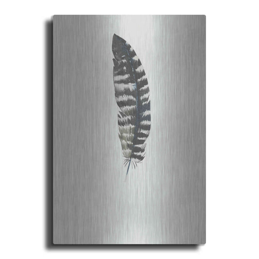 Luxe Metal Art 'Feather 5' by Incado, Metal Wall Art