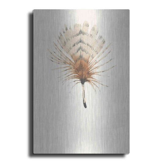 Luxe Metal Art 'Feather 6' by Incado, Metal Wall Art