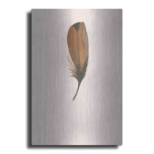 Luxe Metal Art 'Feather 8' by Incado, Metal Wall Art