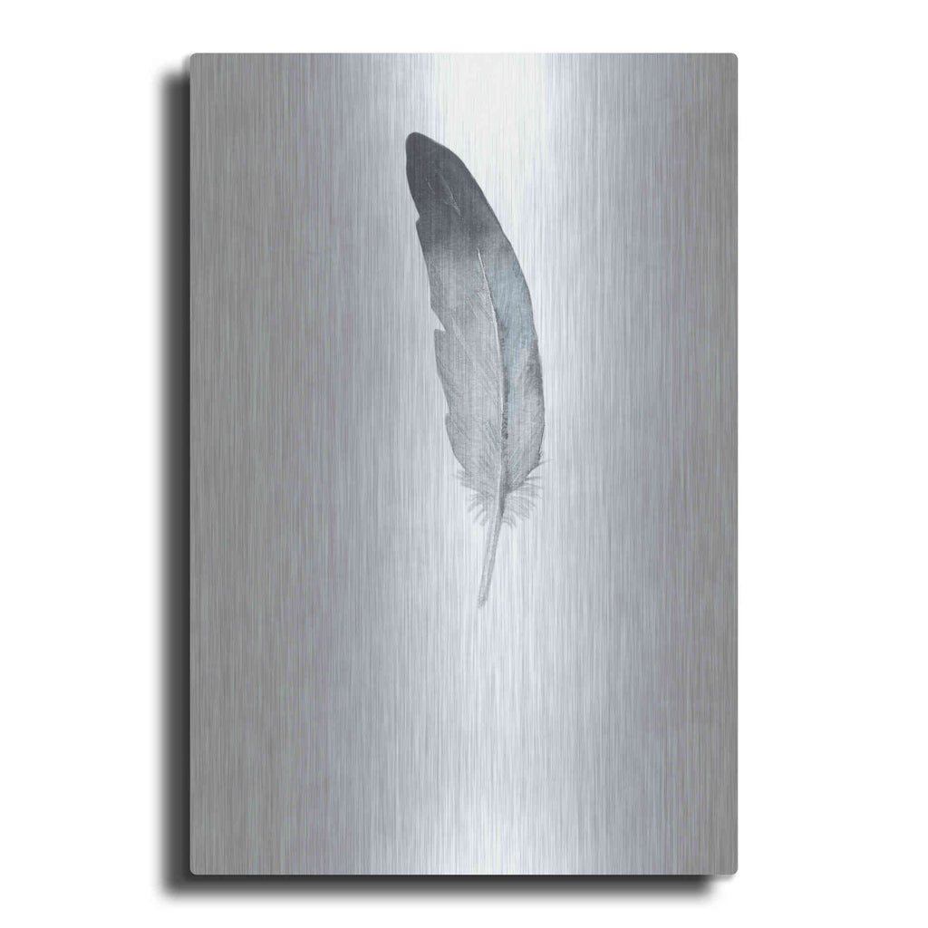 Luxe Metal Art 'Feather 9' by Incado, Metal Wall Art