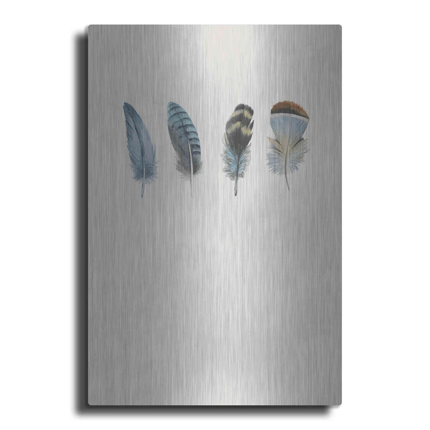 Luxe Metal Art 'Feather 11' by Incado, Metal Wall Art