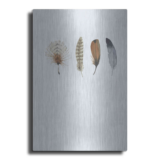 Luxe Metal Art 'Feather 12' by Incado, Metal Wall Art