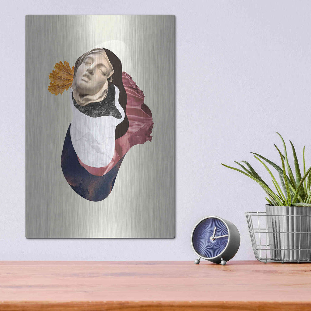 Luxe Metal Art 'Feather Light' by Incado, Metal Wall Art,12x16