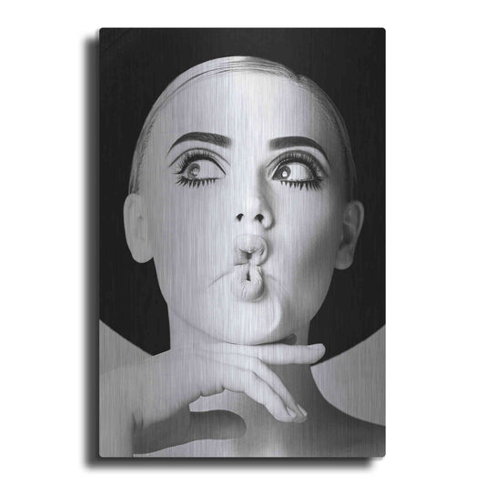 Luxe Metal Art 'Fish Face Glamour' by Incado, Metal Wall Art
