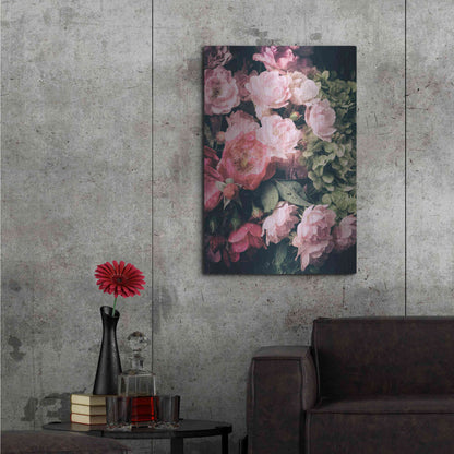 Luxe Metal Art 'Floral 28' by Incado, Metal Wall Art,24x36