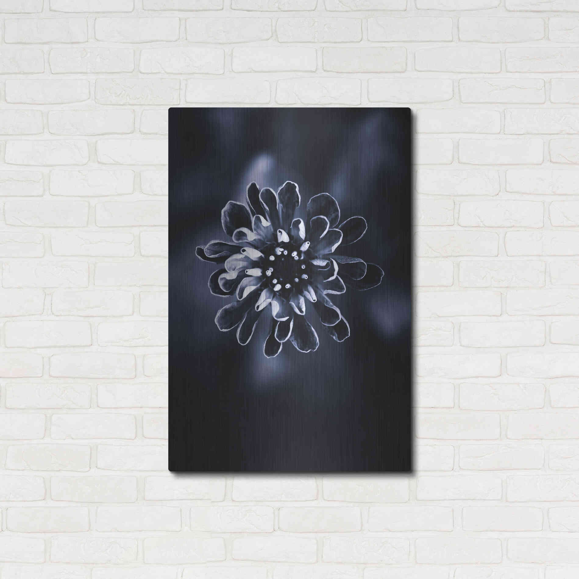 Luxe Metal Art 'Flower Bloom 2' by Incado, Metal Wall Art,24x36