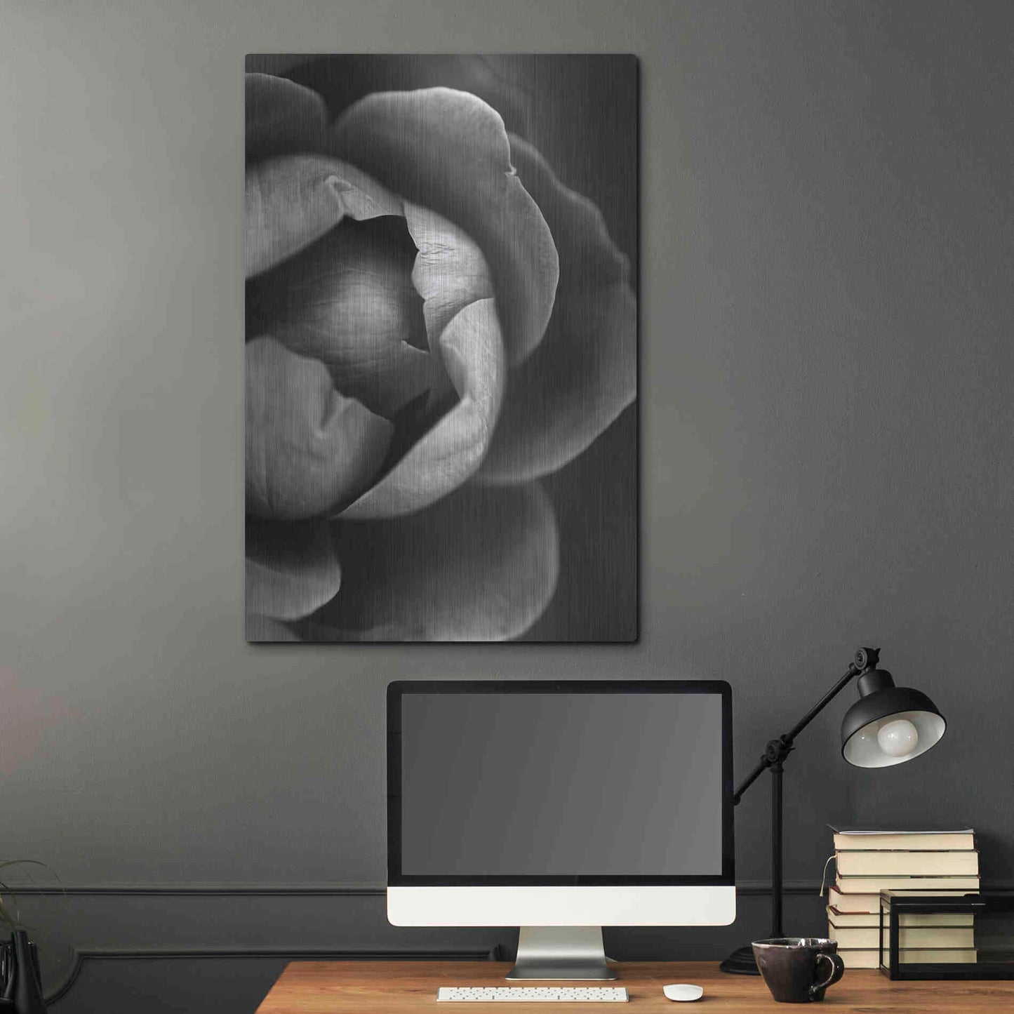 Luxe Metal Art 'Flower Bloom' by Incado, Metal Wall Art,24x36