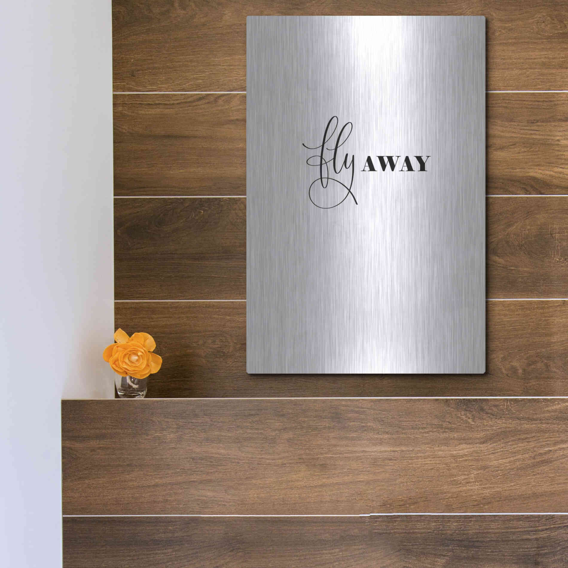 Luxe Metal Art 'Fly Away' by Incado, Metal Wall Art,12x16
