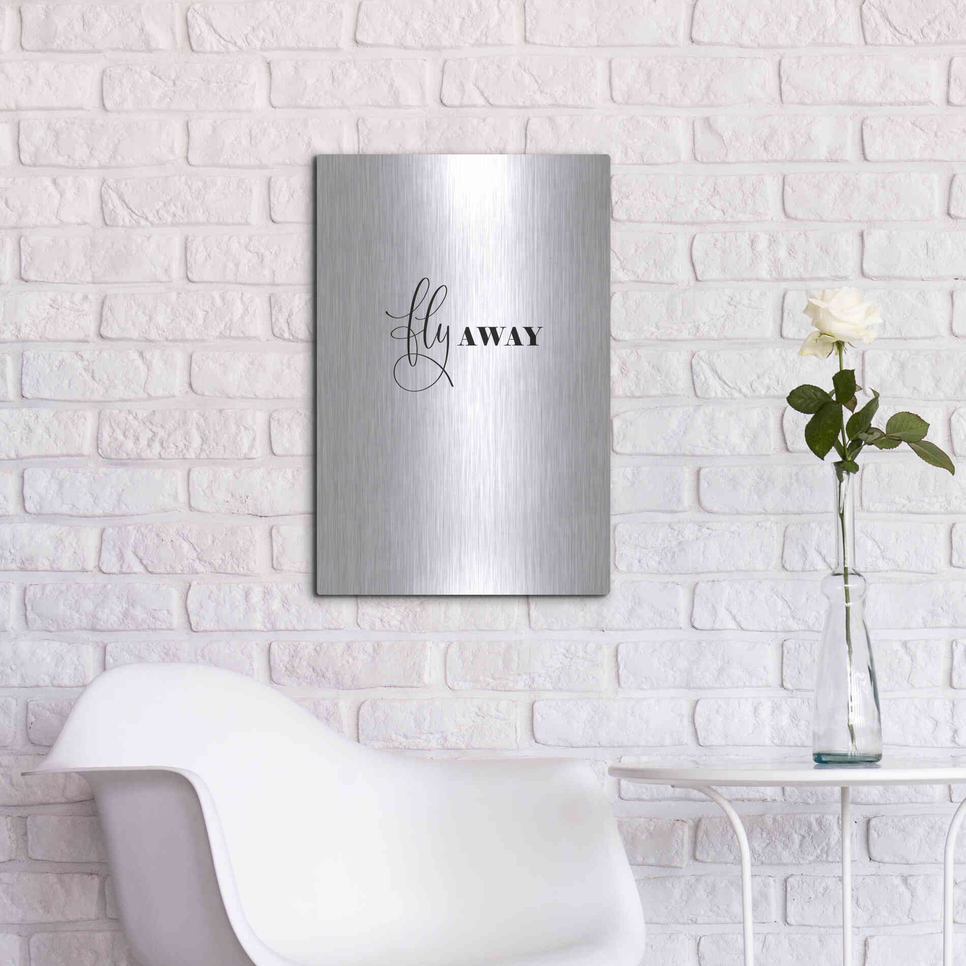 Luxe Metal Art 'Fly Away' by Incado, Metal Wall Art,16x24