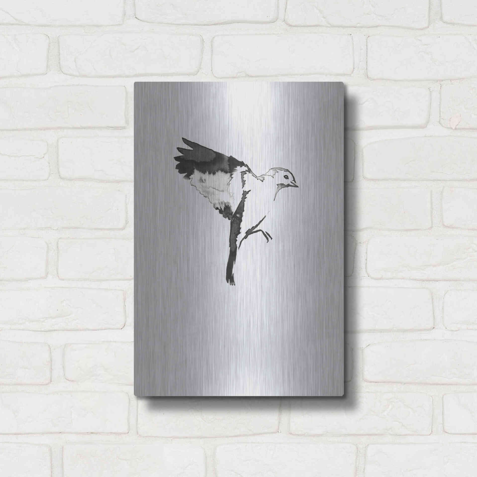 Luxe Metal Art 'Flying Bird I' by Incado, Metal Wall Art,12x16