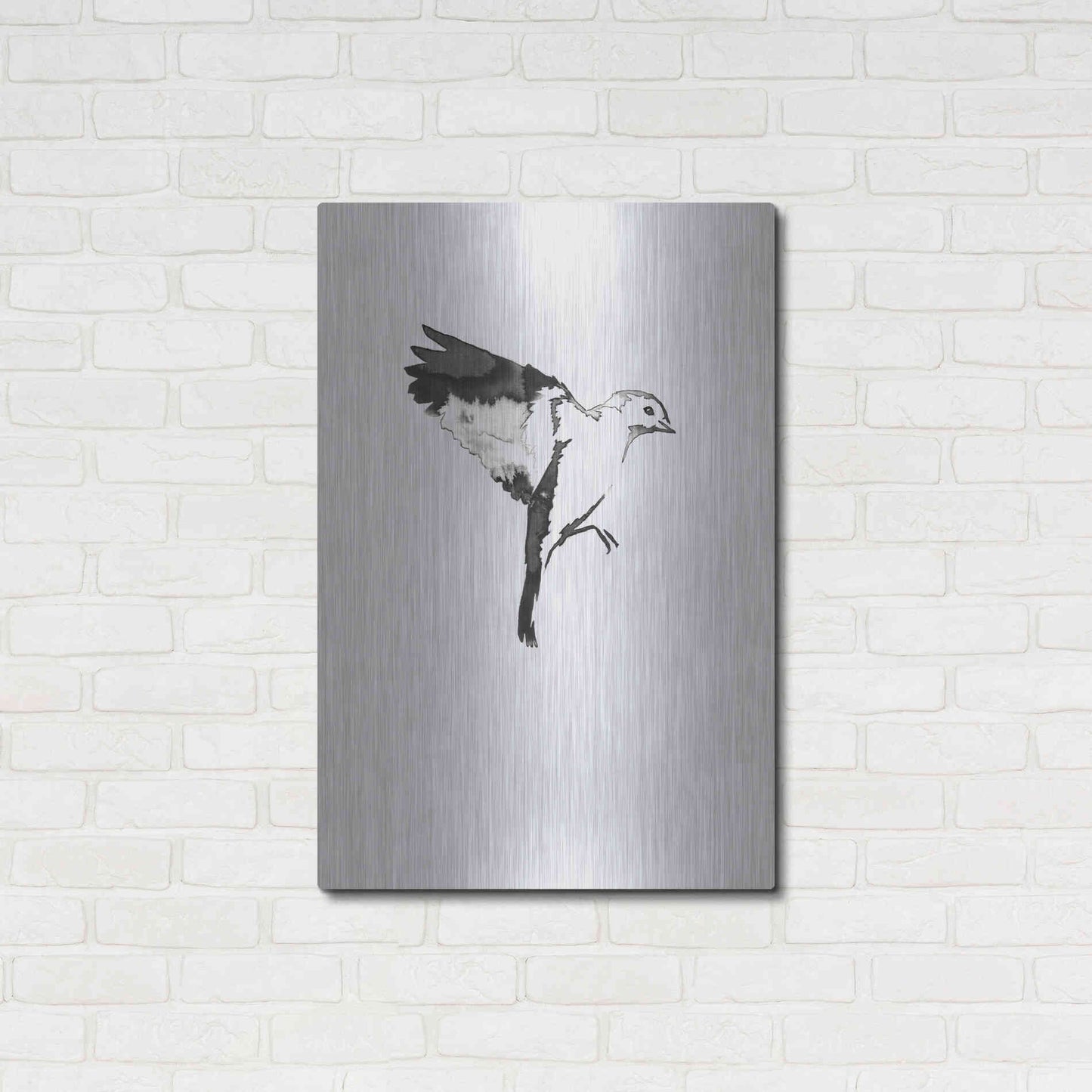 Luxe Metal Art 'Flying Bird I' by Incado, Metal Wall Art,24x36