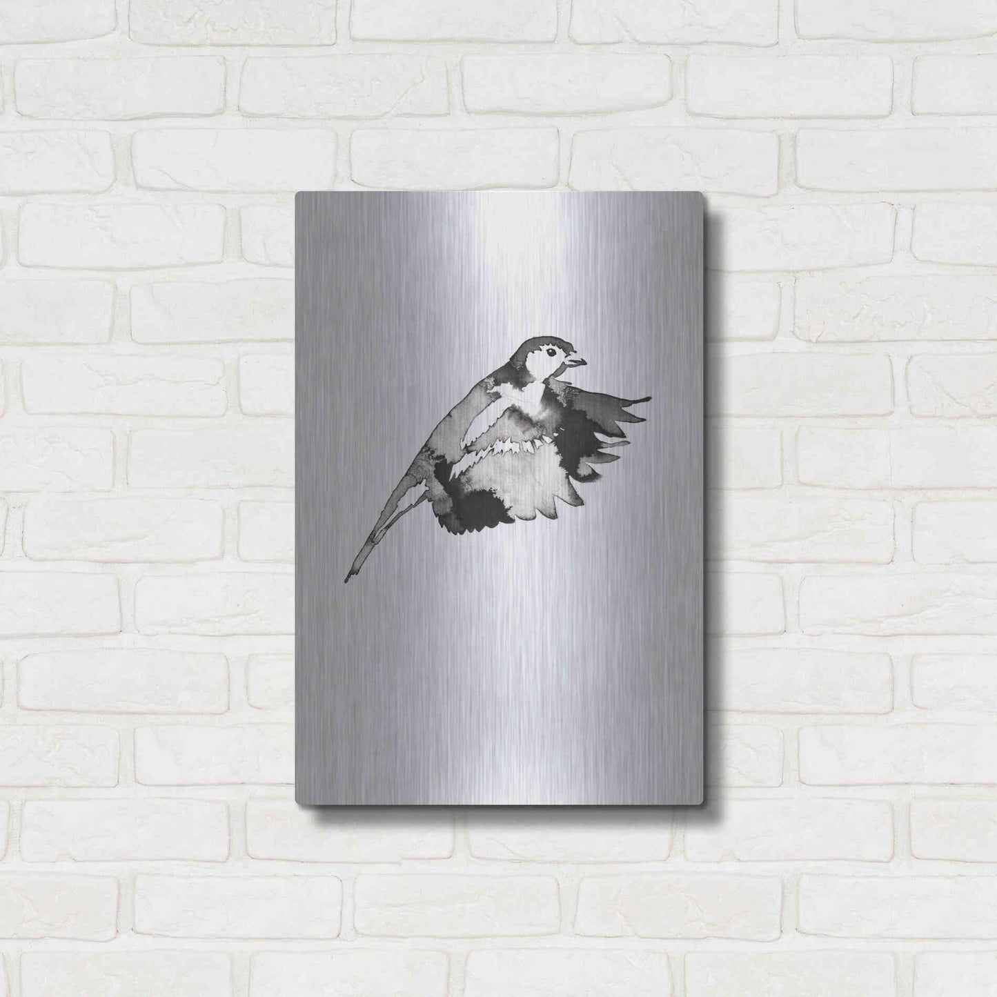 Luxe Metal Art 'Flying Bird II' by Incado, Metal Wall Art,16x24