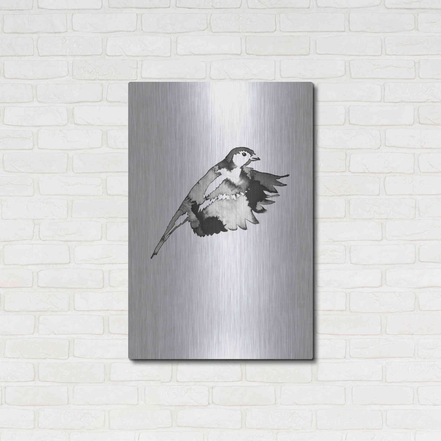 Luxe Metal Art 'Flying Bird II' by Incado, Metal Wall Art,24x36