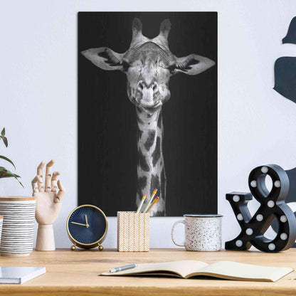Luxe Metal Art 'Giraffe' by Incado, Metal Wall Art,12x16