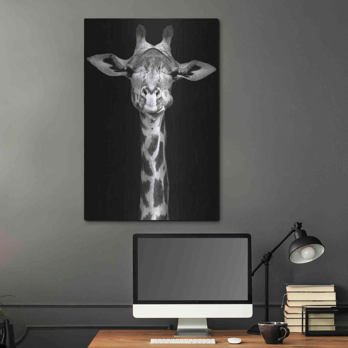 Luxe Metal Art 'Giraffe' by Incado, Metal Wall Art,24x36