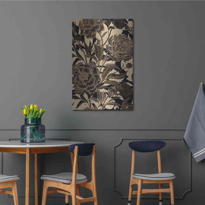 Luxe Metal Art 'Golden Rose II' by Incado, Metal Wall Art,24x36