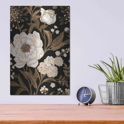 Luxe Metal Art 'Golden Rose' by Incado, Metal Wall Art,12x16