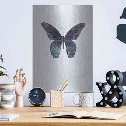 Luxe Metal Art 'Great Mormon' by Incado, Metal Wall Art,12x16