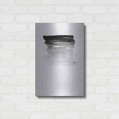 Luxe Metal Art 'Grey I' by Incado, Metal Wall Art,16x24