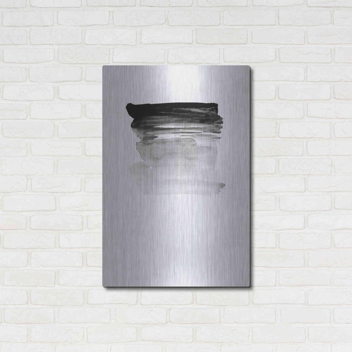 Luxe Metal Art 'Grey I' by Incado, Metal Wall Art,24x36