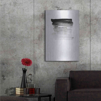 Luxe Metal Art 'Grey I' by Incado, Metal Wall Art,24x36