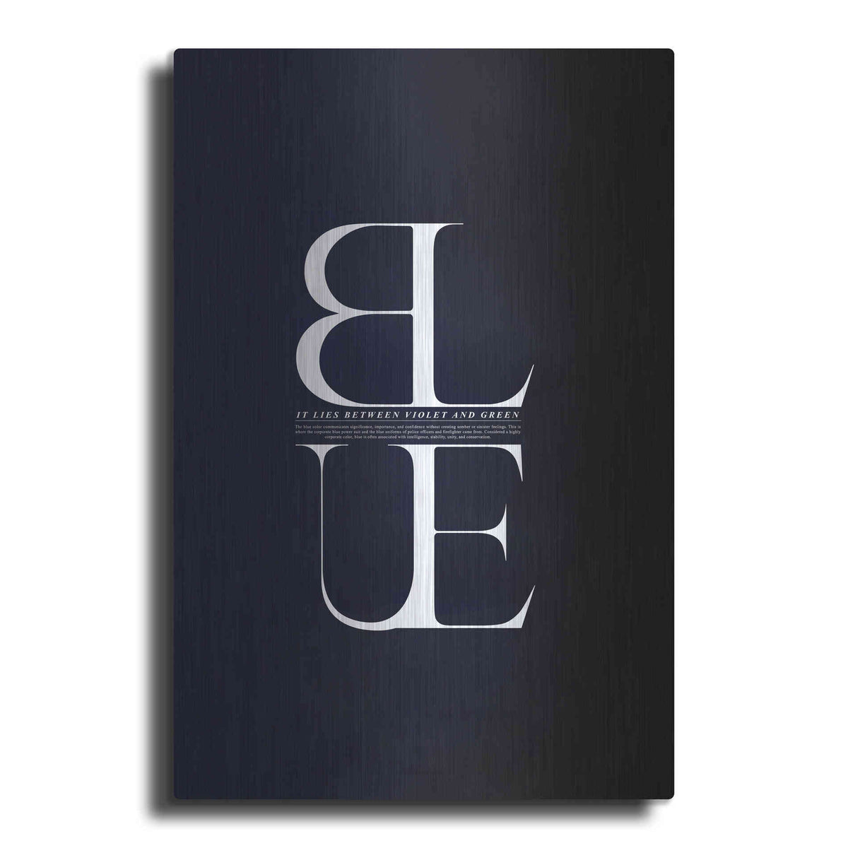 Luxe Metal Art 'It Lies Between' by Incado, Metal Wall Art