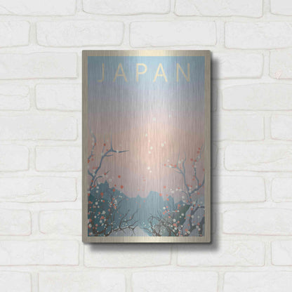 Luxe Metal Art 'Japan' by Incado, Metal Wall Art,12x16