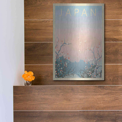 Luxe Metal Art 'Japan' by Incado, Metal Wall Art,12x16