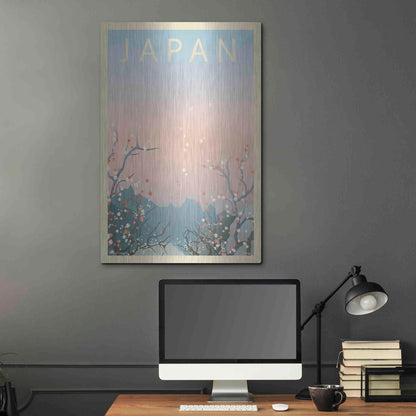 Luxe Metal Art 'Japan' by Incado, Metal Wall Art,24x36