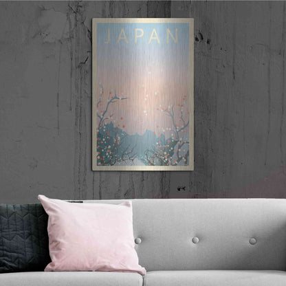 Luxe Metal Art 'Japan' by Incado, Metal Wall Art,24x36
