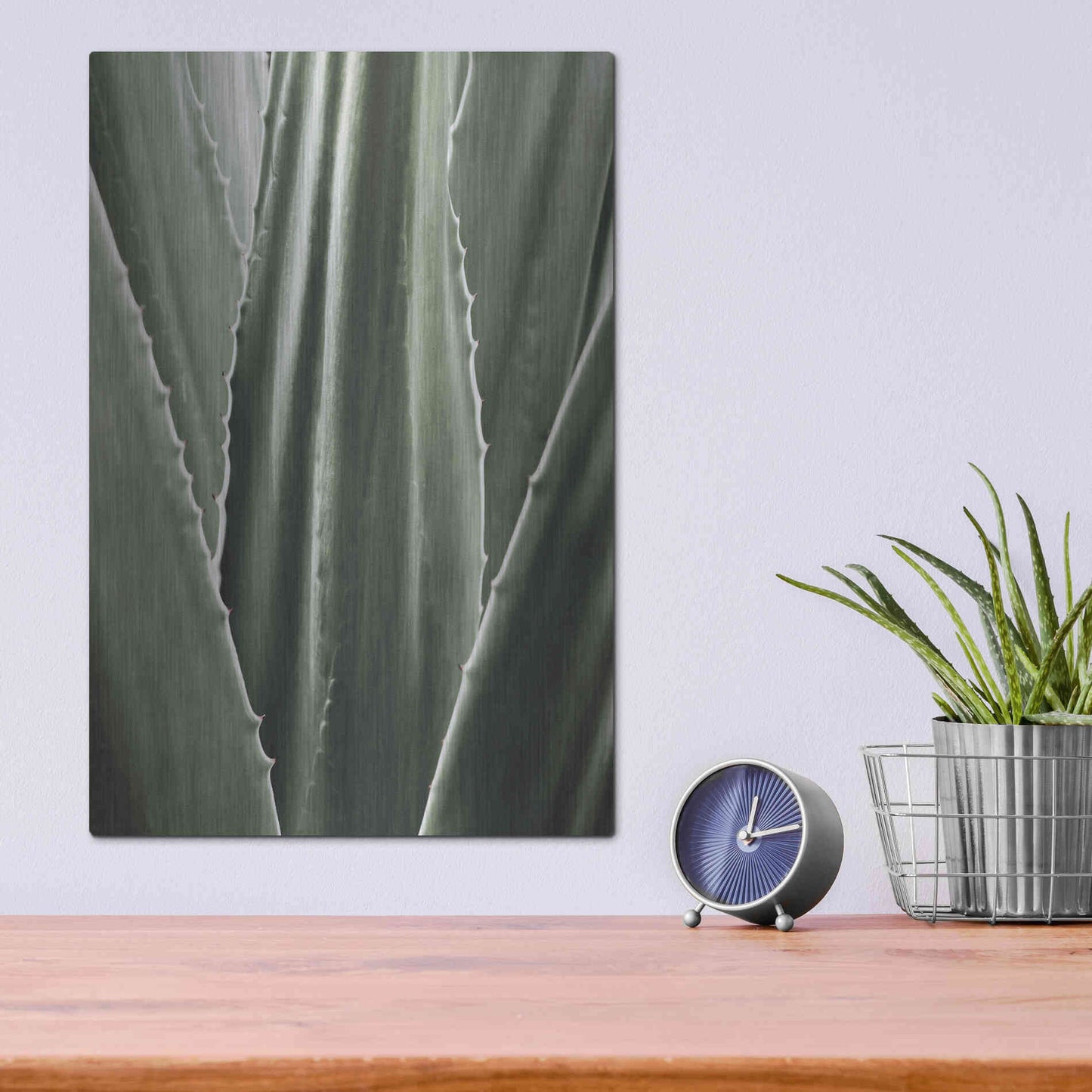 Luxe Metal Art 'Leaf I' by Incado, Metal Wall Art,12x16