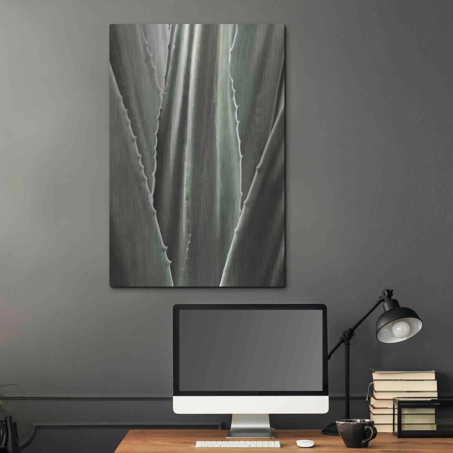 Luxe Metal Art 'Leaf I' by Incado, Metal Wall Art,24x36