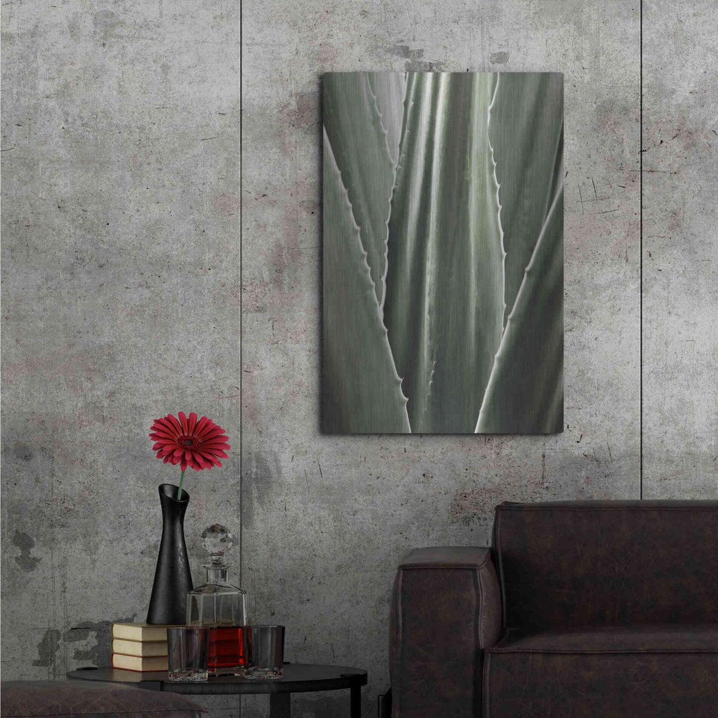 Luxe Metal Art 'Leaf I' by Incado, Metal Wall Art,24x36