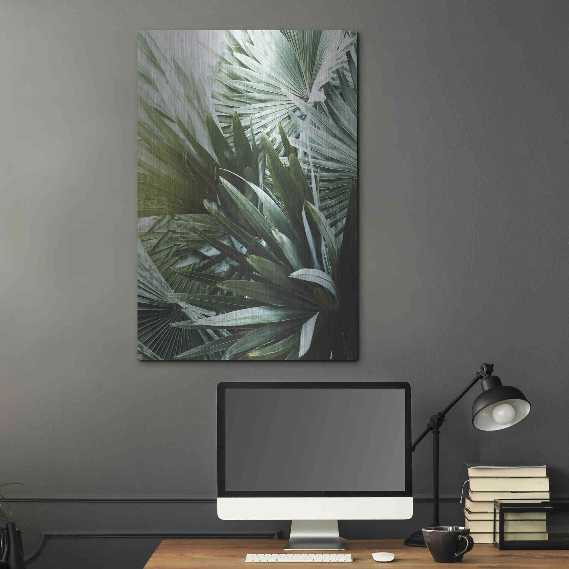 Luxe Metal Art 'Leaf II' by Incado, Metal Wall Art,24x36