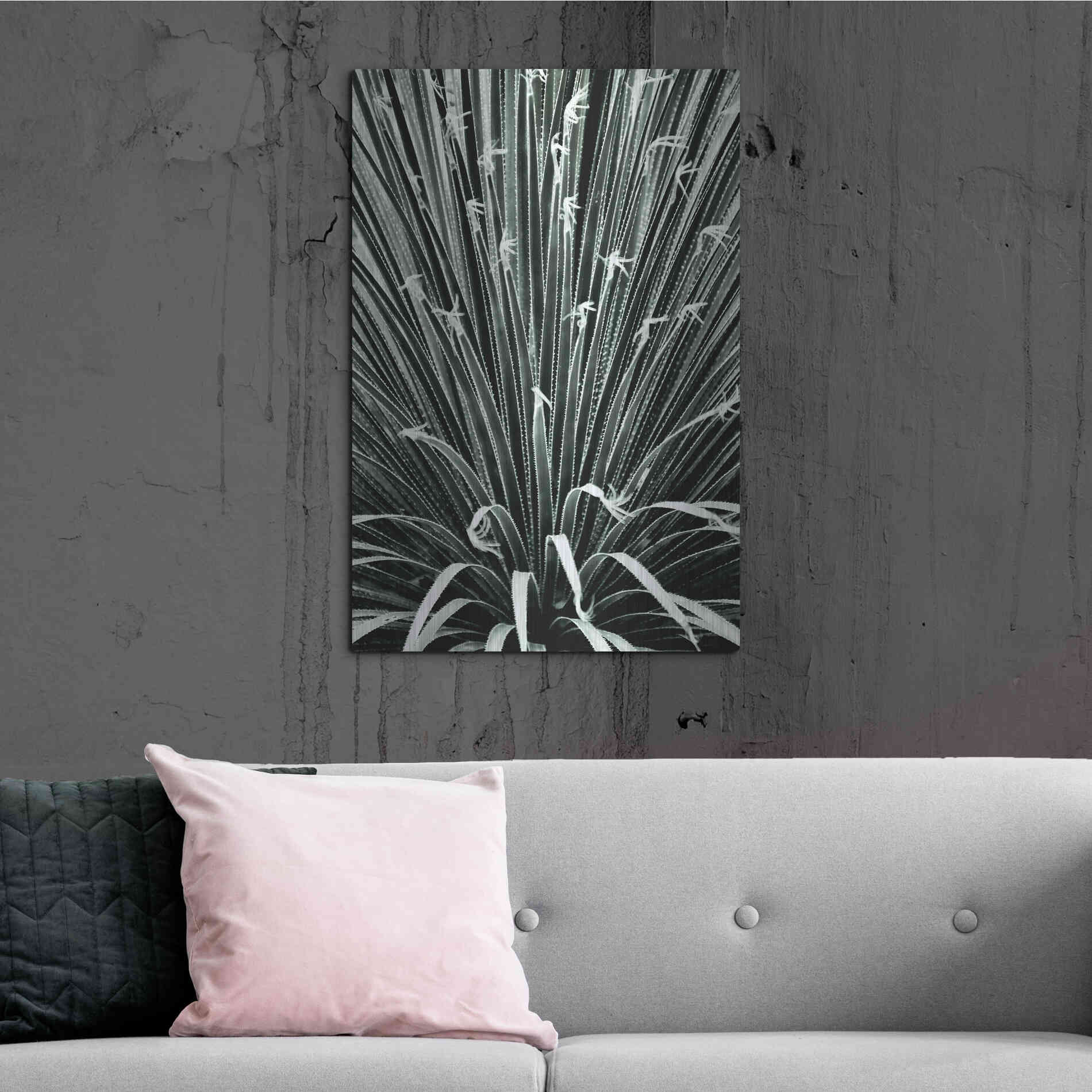 Luxe Metal Art 'Leaf V' by Incado, Metal Wall Art,24x36