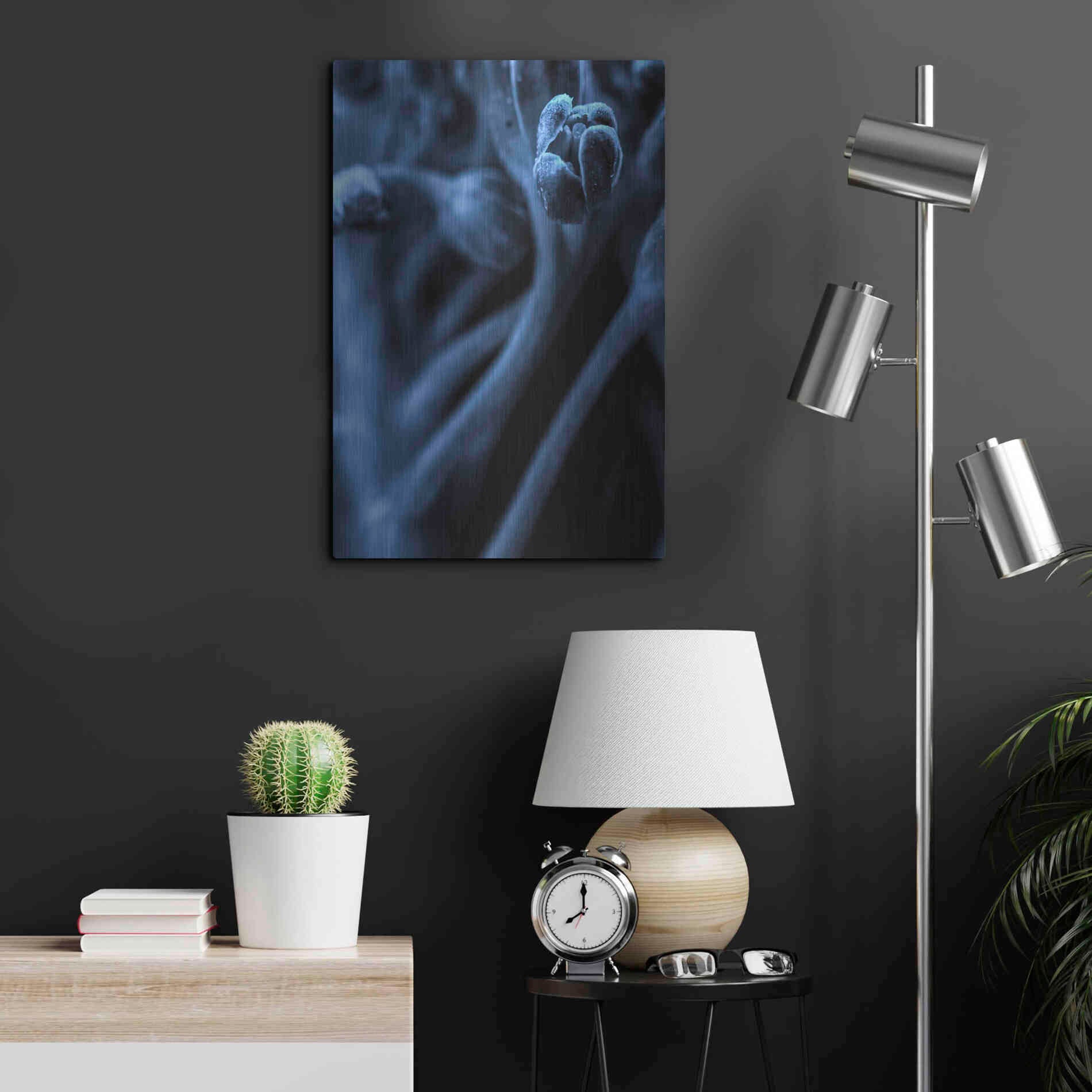 Luxe Metal Art 'Leaf VIII' by Incado, Metal Wall Art,16x24