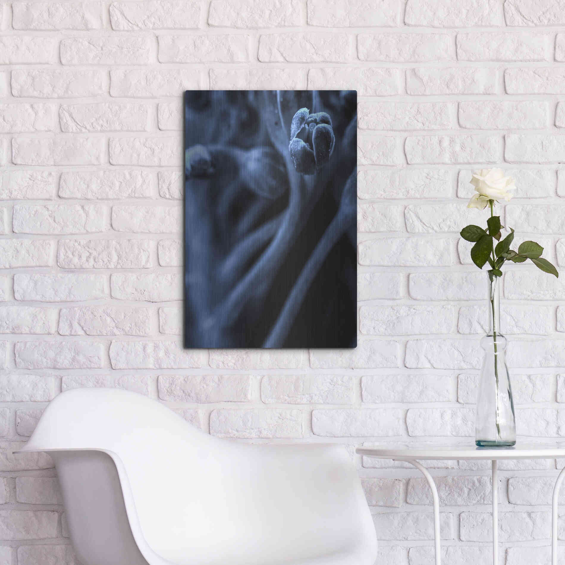 Luxe Metal Art 'Leaf VIII' by Incado, Metal Wall Art,16x24