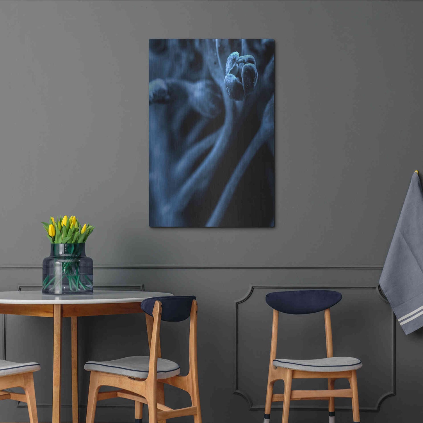 Luxe Metal Art 'Leaf VIII' by Incado, Metal Wall Art,24x36