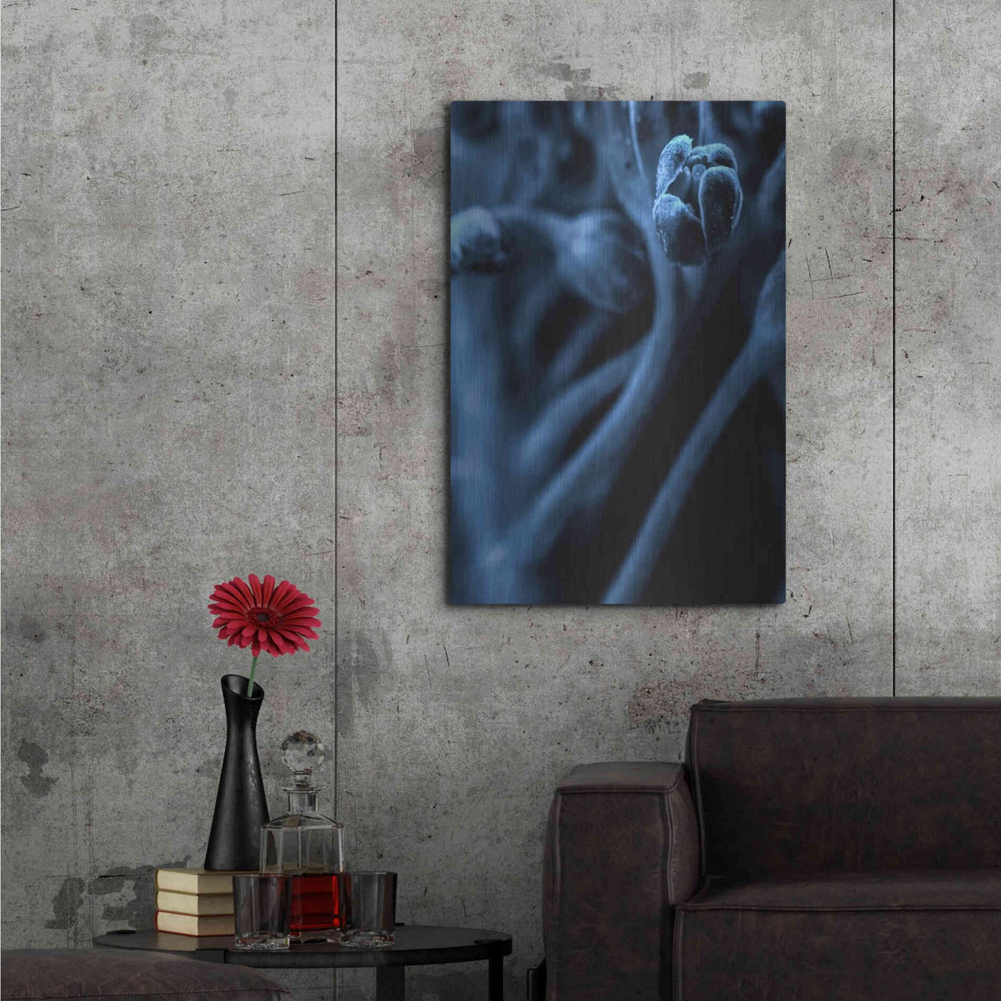 Luxe Metal Art 'Leaf VIII' by Incado, Metal Wall Art,24x36