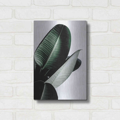 Luxe Metal Art 'Leaves' by Incado, Metal Wall Art,12x16