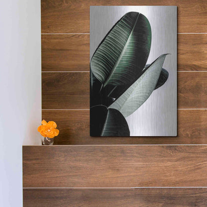 Luxe Metal Art 'Leaves' by Incado, Metal Wall Art,12x16