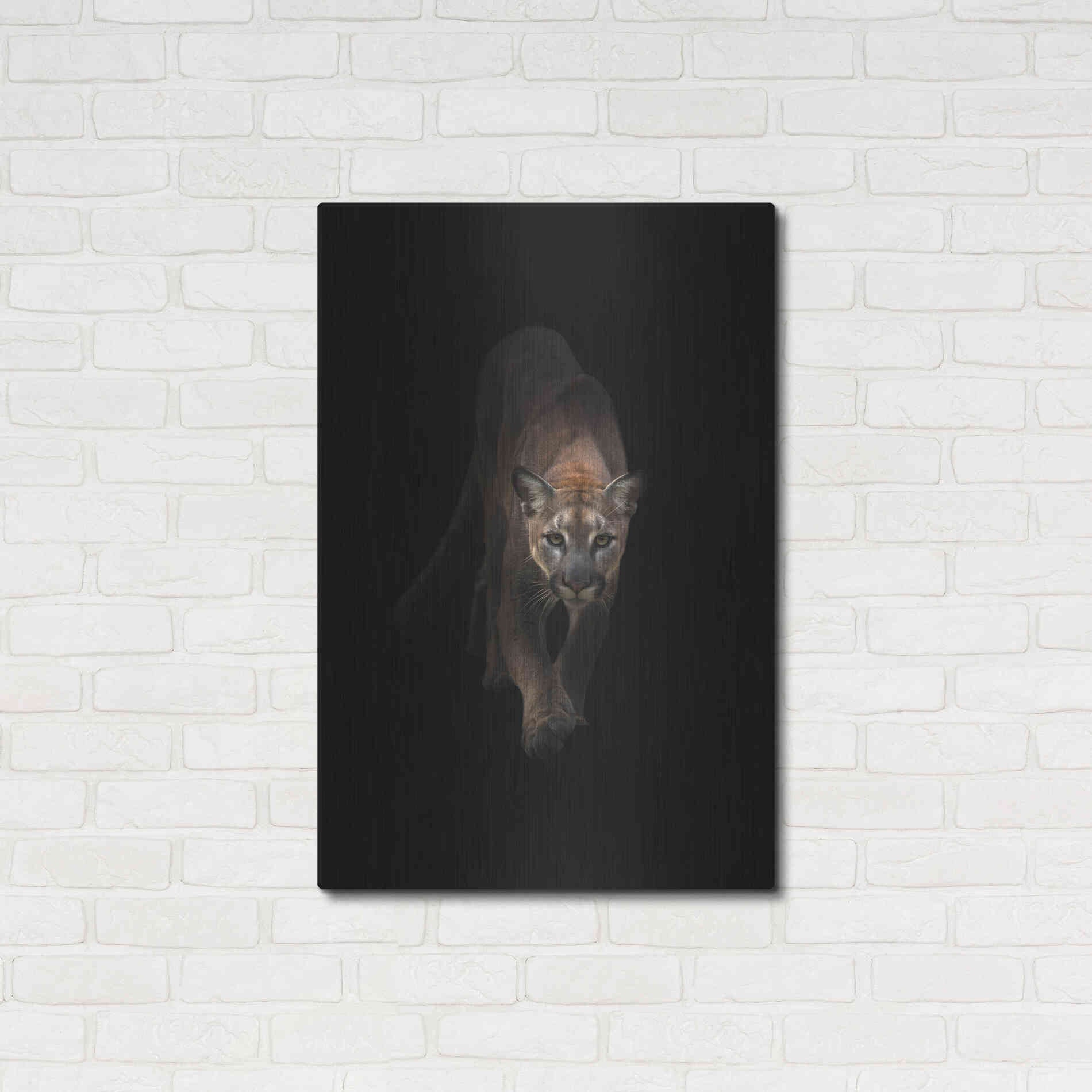 Luxe Metal Art 'Lion' by Incado, Metal Wall Art,24x36