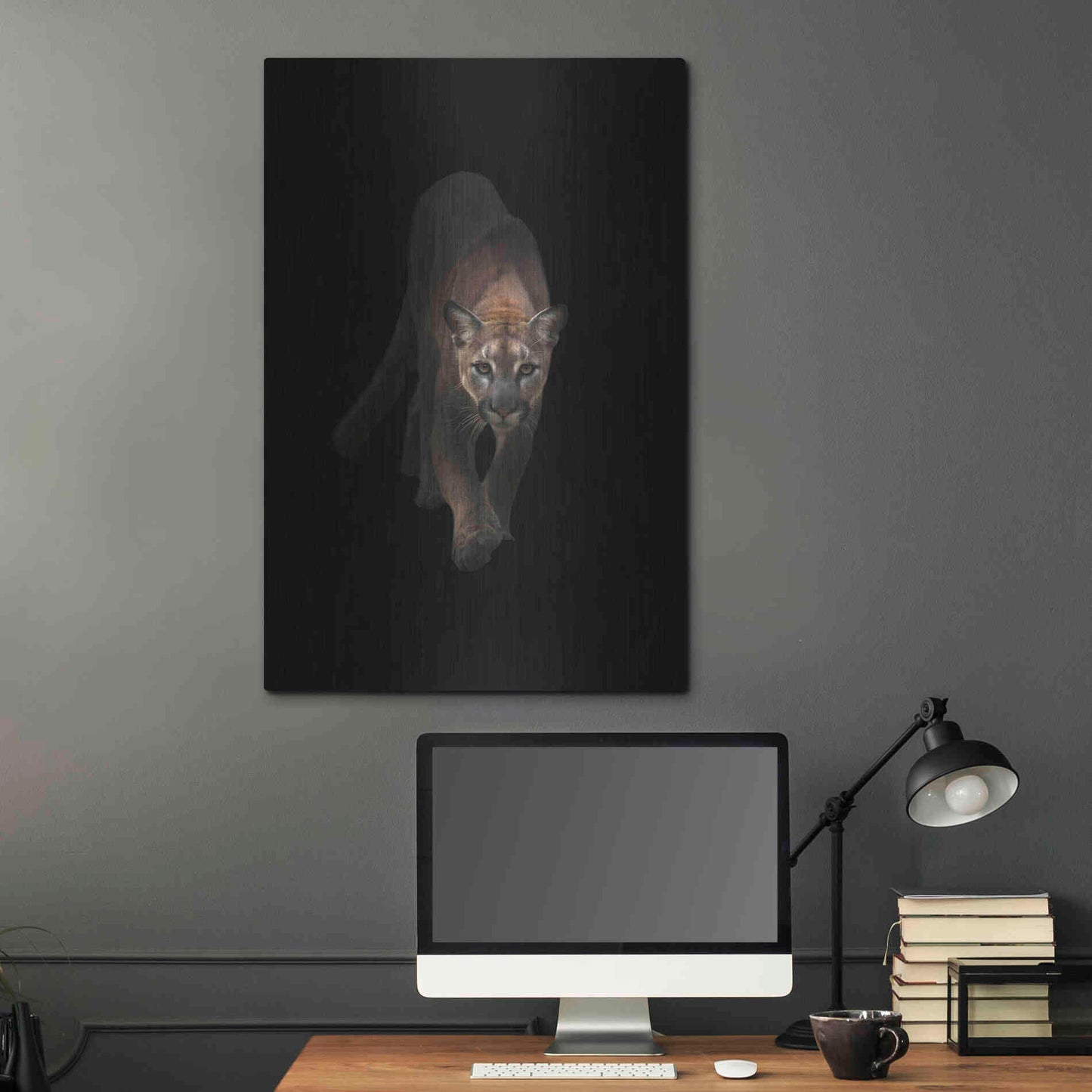 Luxe Metal Art 'Lion' by Incado, Metal Wall Art,24x36