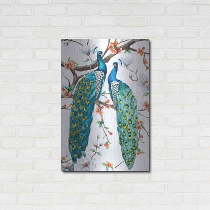 Luxe Metal Art 'Paradis Birds I' by Incado, Metal Wall Art,24x36