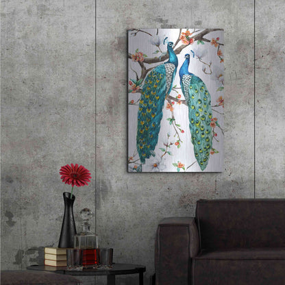 Luxe Metal Art 'Paradis Birds I' by Incado, Metal Wall Art,24x36