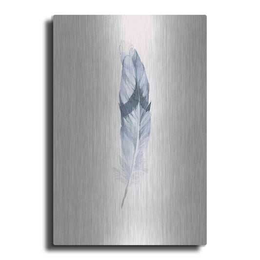 Luxe Metal Art 'Pink Feather' by Incado, Metal Wall Art